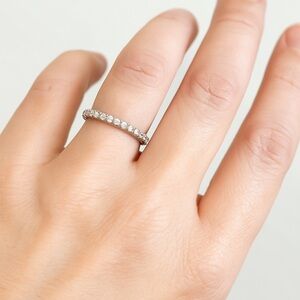 10K White Gold Diamond Band (.25ctw) – Wedding, Anniversary, or Stackable Ring